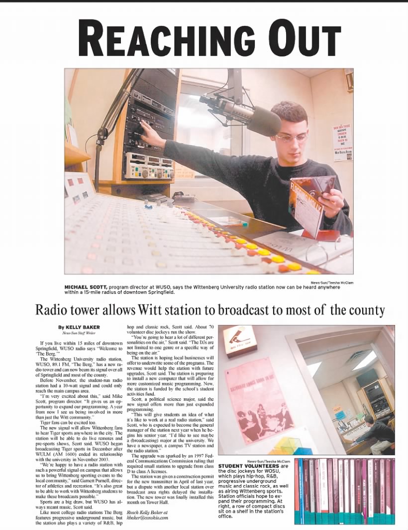 Reaching out: Radio tower allows Witt station to broadcast to most of the county