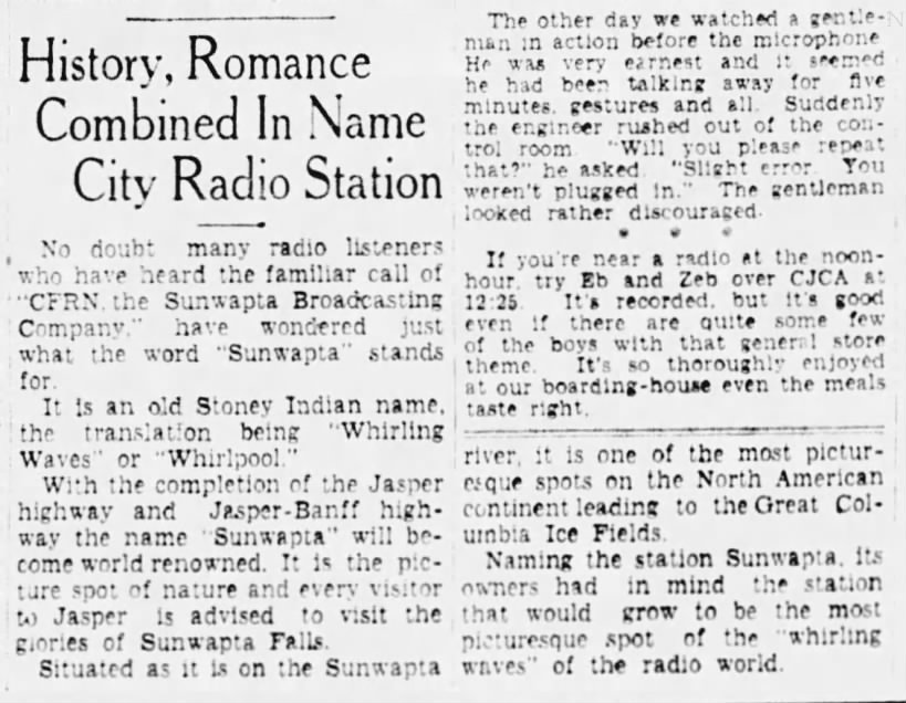 History, Romance Combined In Name City Radio Station