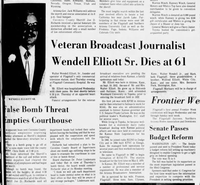 Veteran Broadcast Journalist Wendell Elliott Sr. Dies at 61