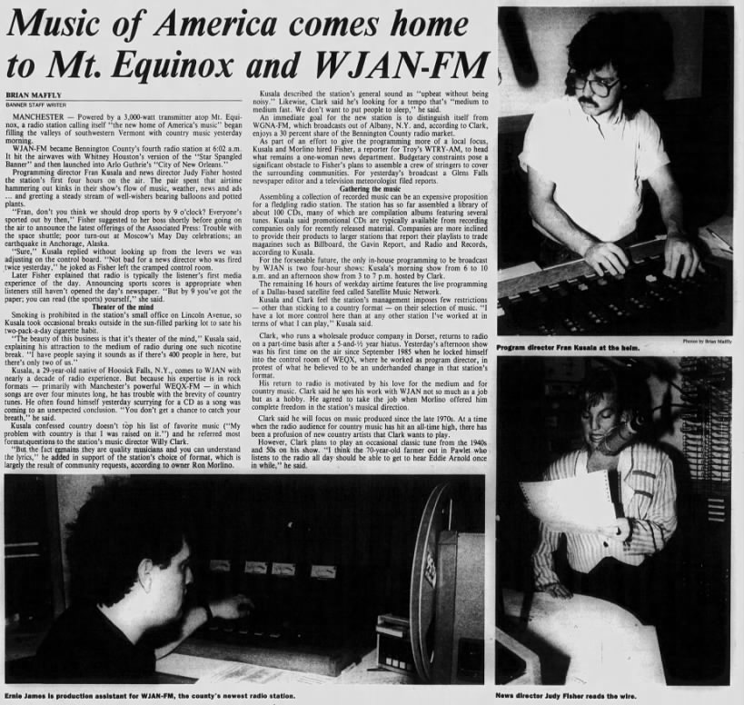 Music of America comes home to Mt. Equinox and WJAN-FM