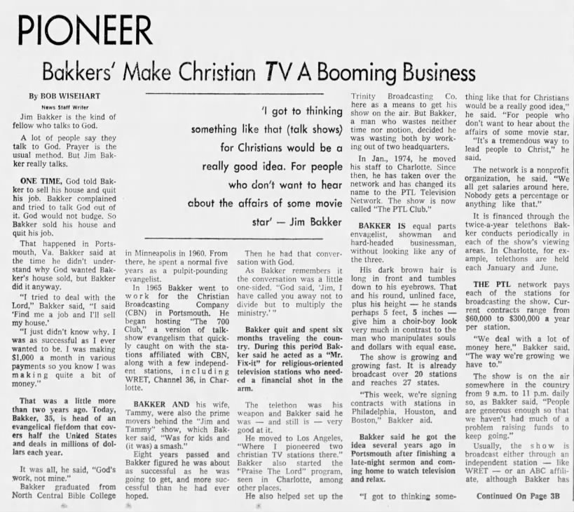 Pioneer: Bakkers' Make Christian TV A Booming Business