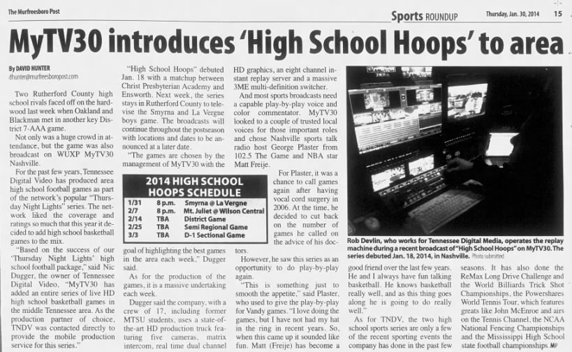 MyTV30 introduces 'High School Hoops' to area