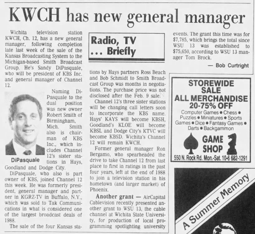 KWCH has new general manager