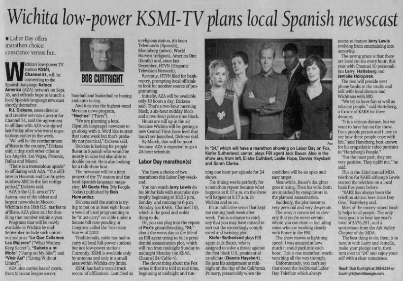 Wichita low-power KSMI-TV plans local Spanish newscast