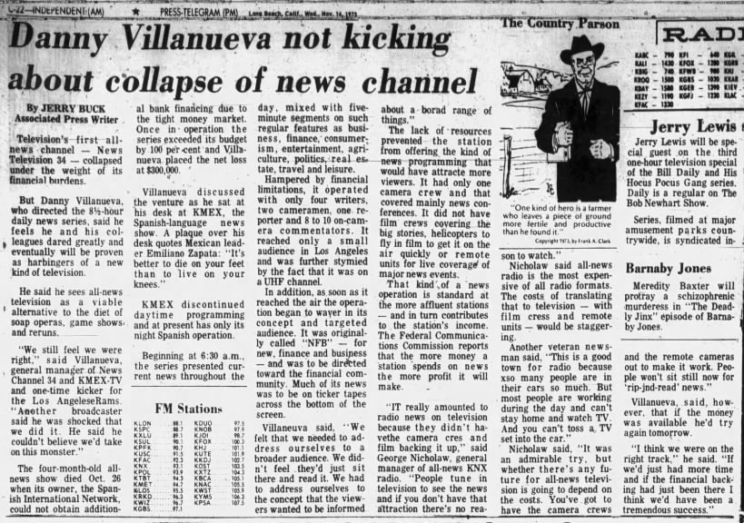 Danny Villanueva not kicking about collapse of news channel