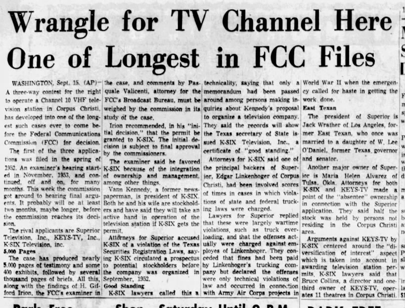 Wrangle for TV Channel Here One of Longest in FCC Files