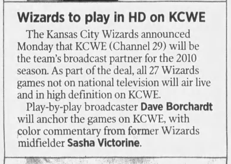 Wizards to play in HD on KCWE
