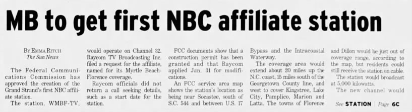 MB to get first NBC affiliate station