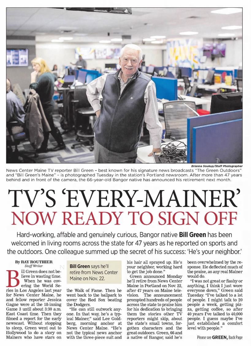 TV's 'every-Mainer' now ready to sign off