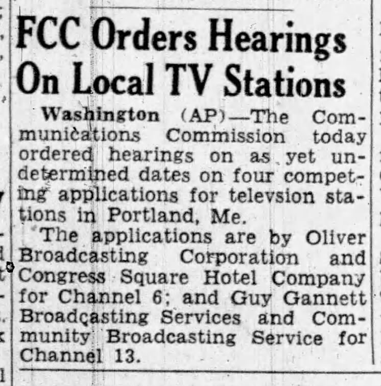 FCC Orders Hearings On Local TV Stations