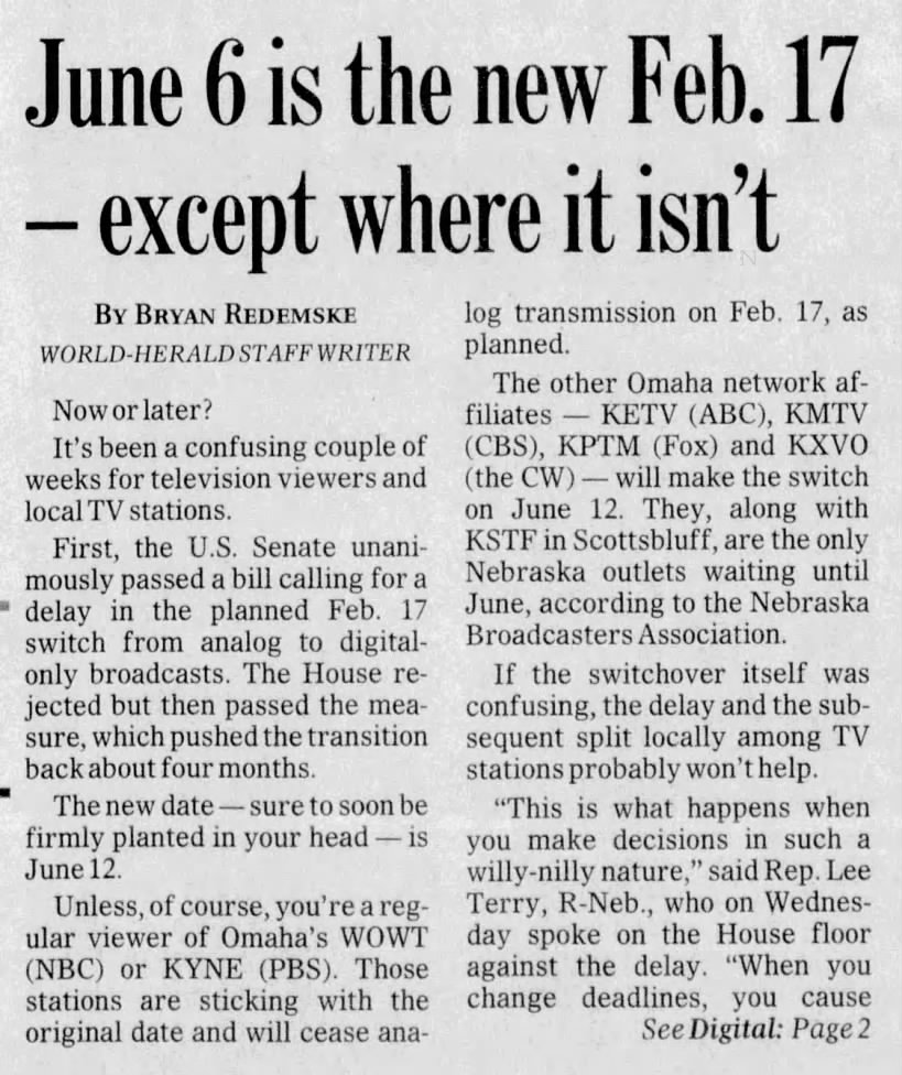 June 6 [sic] is the new Feb. 17—except where it isn't