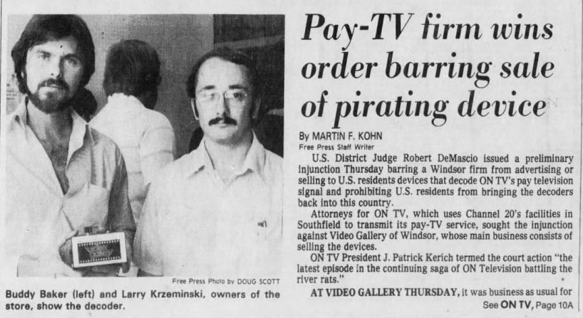 Pay-TV firm wins order barring sale of pirating device
