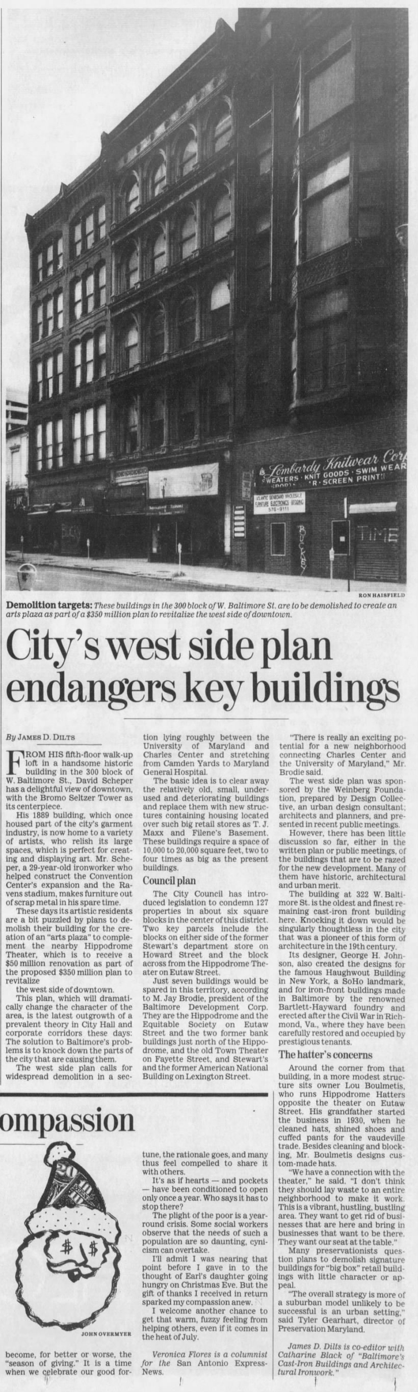 City's west side plan endangers key buildings