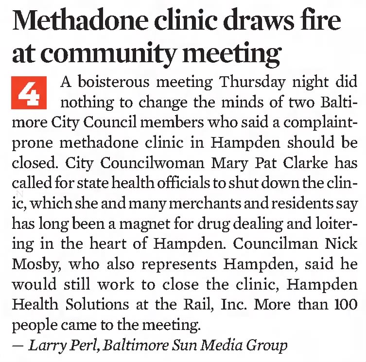 Methadone clinic draws fire at community meeting