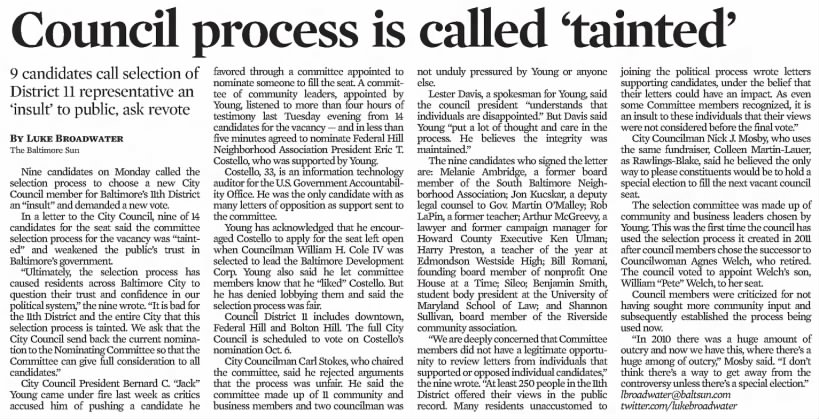 Council process is called 'tainted'