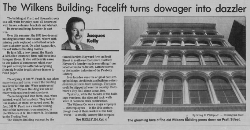The Wilkens Building: Facelight turns dowager into dazzler