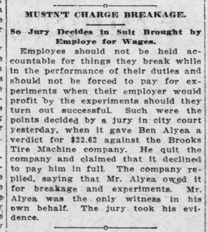 1915.05.07 Eagle Alyea sues employer