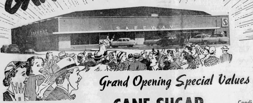 Safeway 3rd & Highland Grand Opening - October 13, 1955