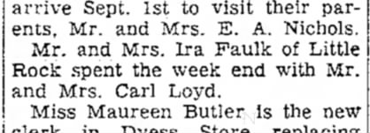 Faulk Ira 1 September 1954 Courier News