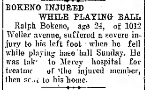 Bokeno_Ralph_Injured
24 May 1931 The Journal News