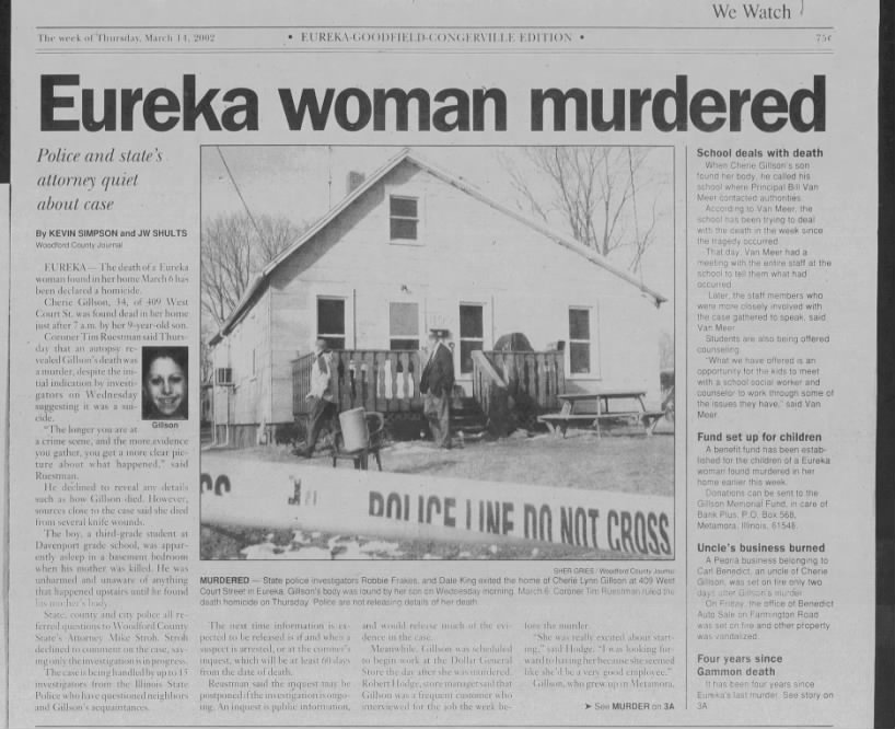 Eureka Woman Murdered