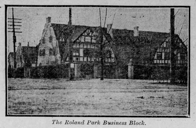 Roland Park Business Block 1908