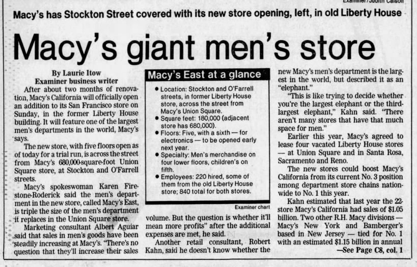 Macy's giant men's store