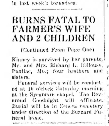 Warren G. McKinney family death page 2