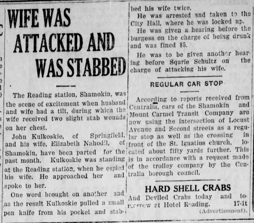 Elizabeth Nahodil stabbed by husband