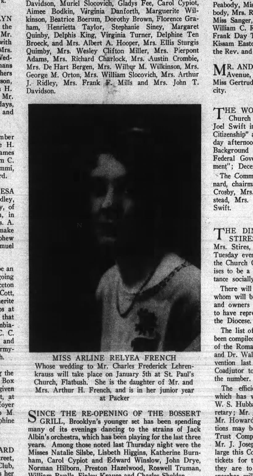 1925-10-31 Arline Relyea French L. (Bild)