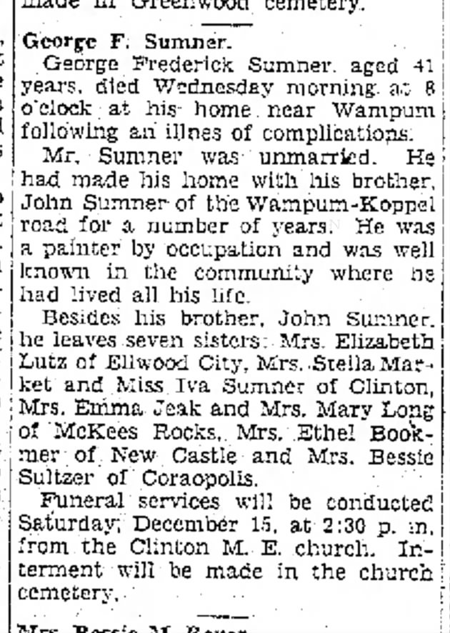 George F. Sumner Obituary