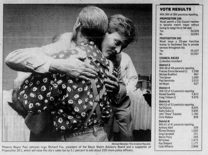 "Voters OK more police" (Oct 06, 1993)