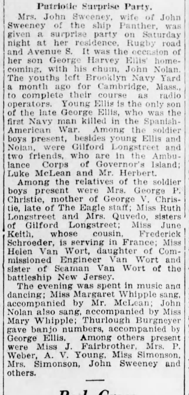 1817 SEP 9 SUN PG 25
PARTY GEORGE ELLIS JR AND MOTHER