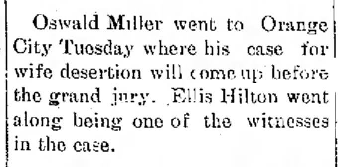 Oswald Miller’s case before grand jury