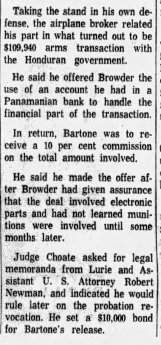 Bartone takes stand (18 Aug 1962)