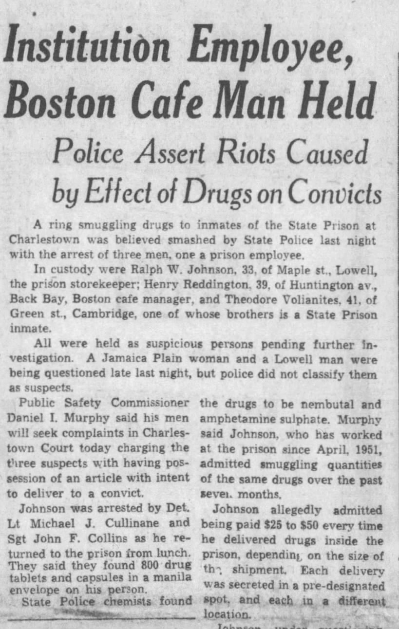 Reddington drugs (26 Feb 1953)