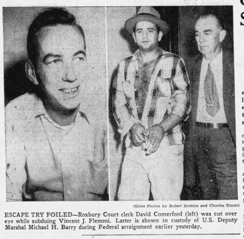 Jimmy Flemmi escape attempt foiled (24 July 1957)