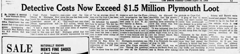 Plymouth investigation costs (10 April 1966)