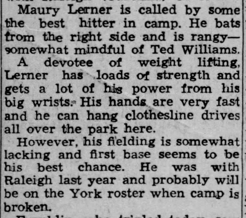 Maury Lerner (28 March 1963)