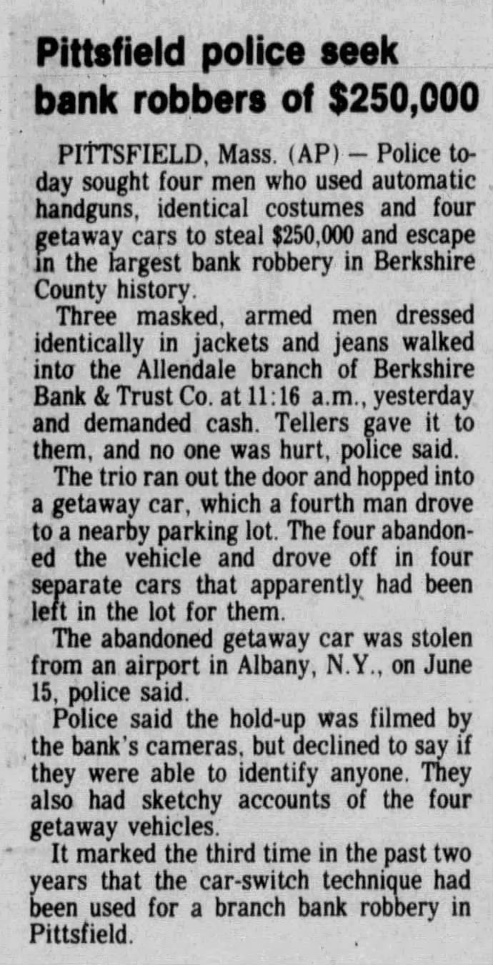 Berkshire getaway (26 June 1979)