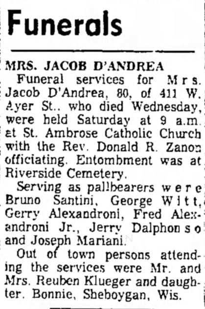 Ironwood Daily Globe, April 26, 1966, page two.