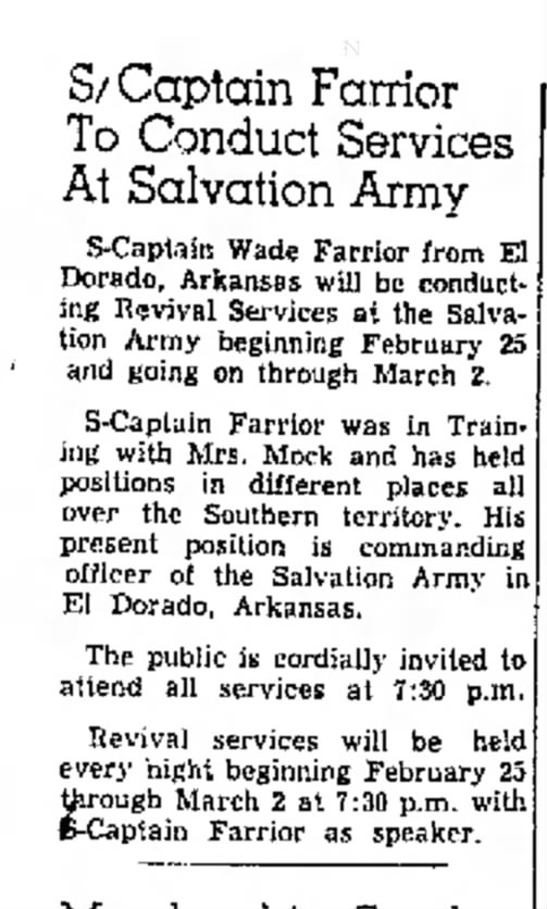 Farrior - 22 Feb 1952 - Delta Democrat-Times, Greenville MS