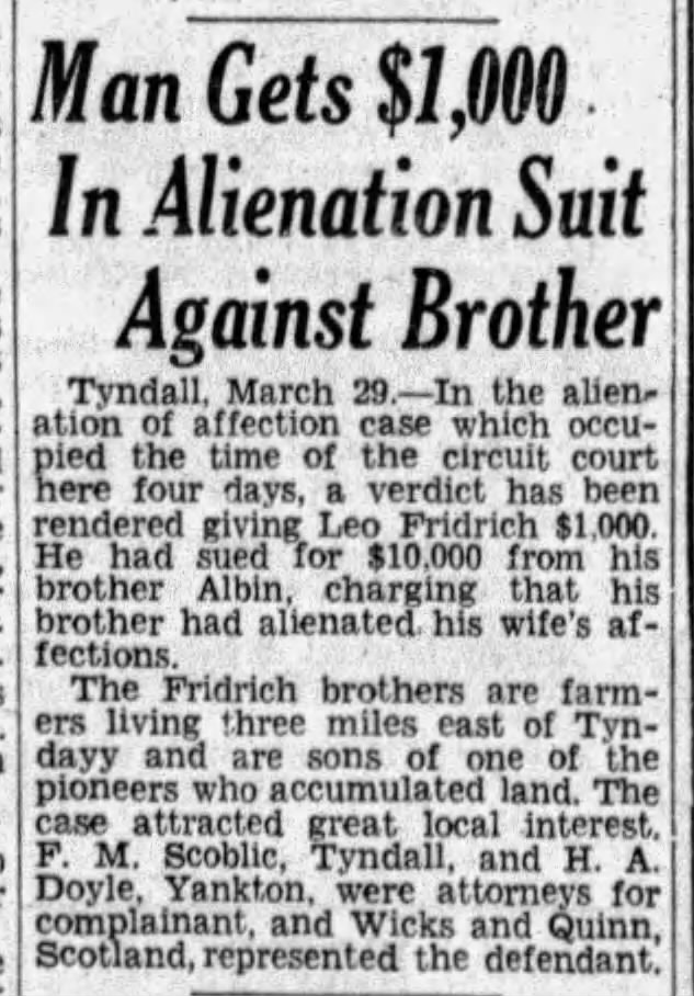 Leo & Albin Fridrich - 29 Mar 1932 - Argus-Leader Page 11