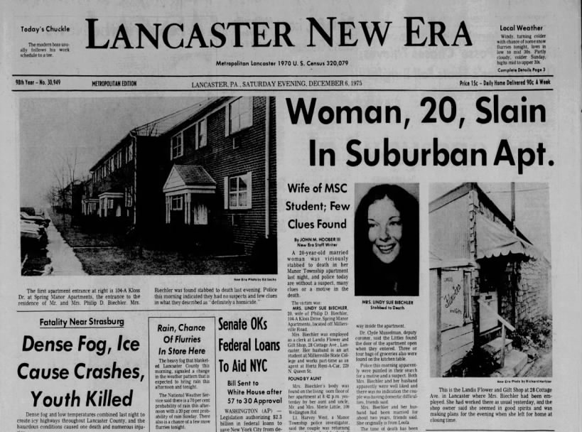 Lancaster New Era, Saturday, December 6, 1975