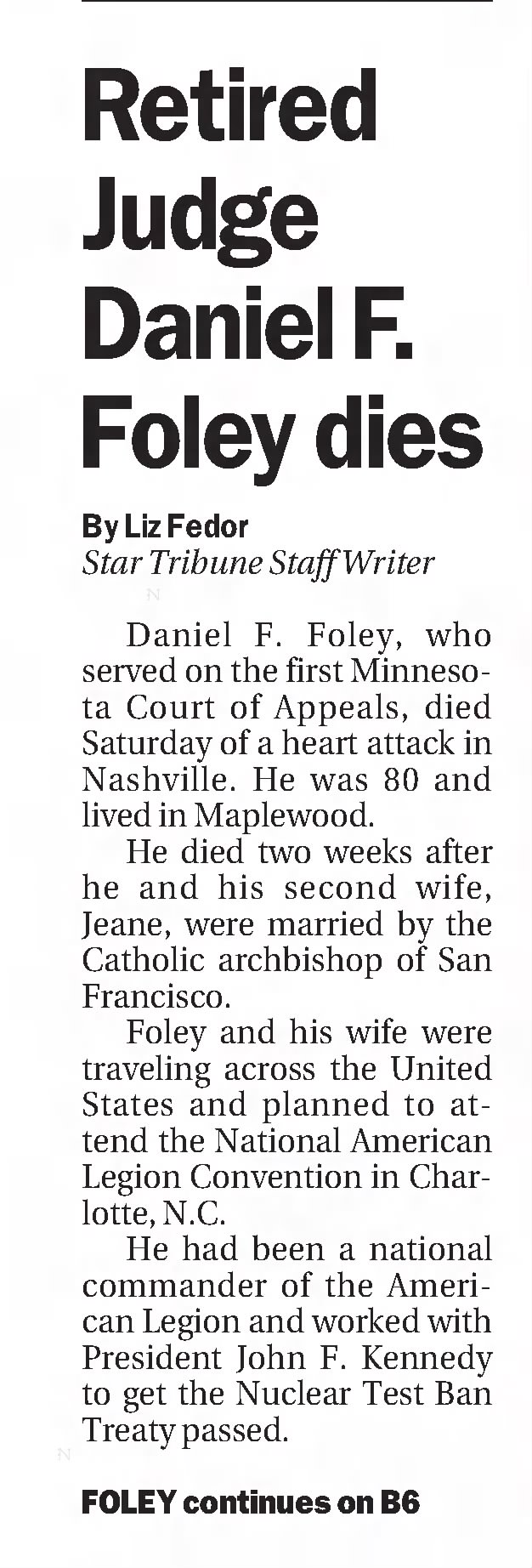 Judge Foley Dies 2002 p.1B