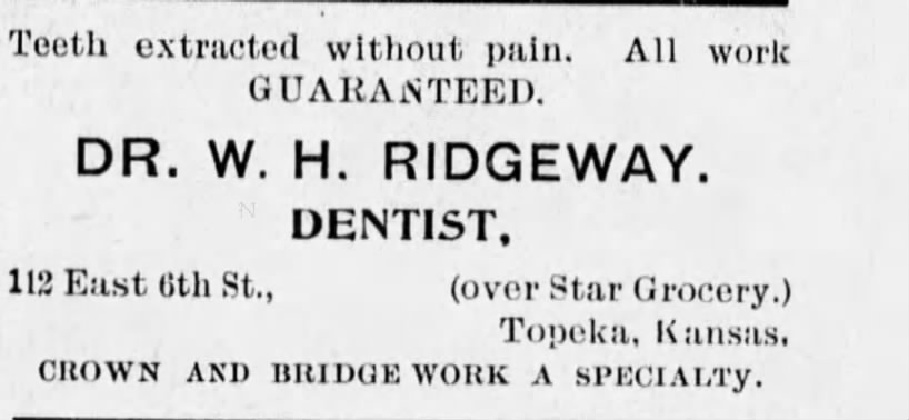 W.H. Ridgeway Dentist