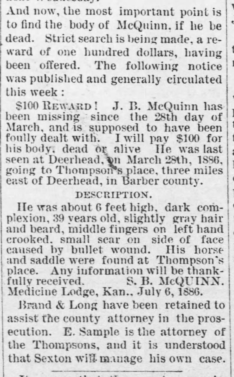 Barber County Index, Medicine Lodge, Kansas, 09 Jul 1886, Friday, part 6