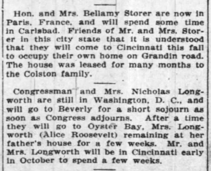 Storer's coming home_Cinti Enquirer_30 Jul 1911_Page 44