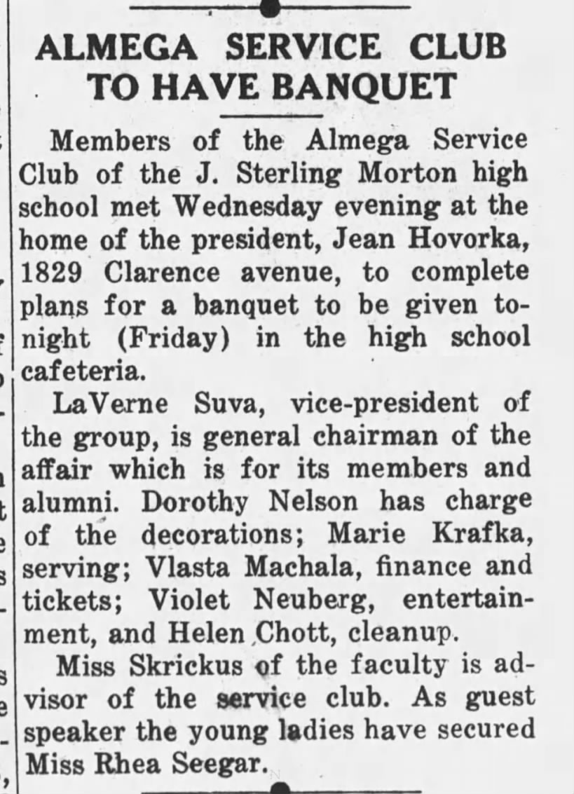 LaVerne Suva- Vice President of Almega Service Club 