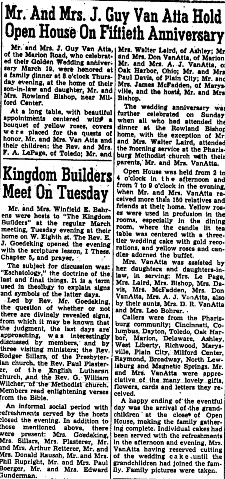 Marysville Journal-Tribune (Marysville, Ohio)  i
Thursday, March 26, 1953 - Page 3